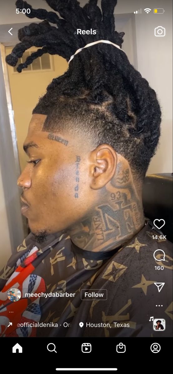 Fade Dreads Men, Dread Tattoo Design, Dreads With Shaved Sides Men, Haircut For Men With Dreads, Haircuts For Dreads, Taper Fade Haircut Dreads, Quick Dread Styles Men, Men’s Locs Hairstyles, Temp Fade Locs