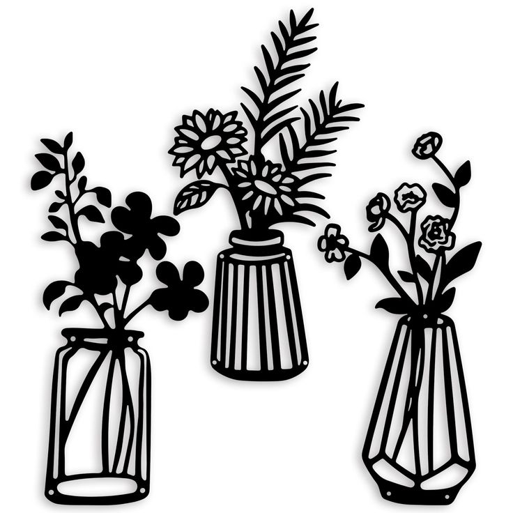 PRICES MAY VARY. 【SIZE】These black kitchen wall decor have three different sizes, including 14.57 x 6.3 inches,14.76 x 7.28 inches,14.57 x 6.89 inches. 【 HIGH QUALITY】These outdoor metal flowers wall decor have 3 different styles.the raw material we use is alloy iron plate, long-term use does not rust. Each metal flowers hanging wall art comes with 2 holes for easy hanging it on while just need a nail on the wall. 【 UNIQUE DESIGN ART】These package includes 3 pieces of black metal vase flowers wa Name Design Art, Metal Wall Flowers, Flower Wall Art Decor, Mughal Art Paintings, Flowers Wall Decor, Indoor Kitchen, Vase Wall, Wood Art Design, Wall Decor Metal