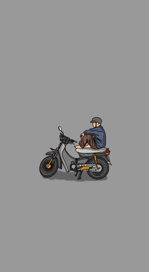 a man riding on the back of a motorcycle with a dog sitting in the seat