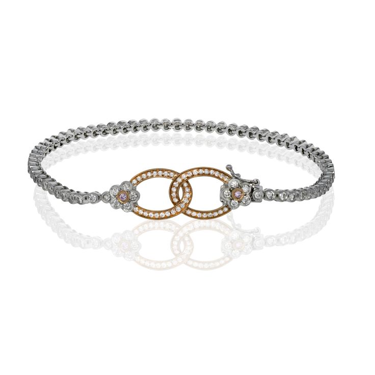 Simon G Jewelry, Bangles And Bracelets, Designer Handmade Jewellery, Pink Diamonds, Classic Bracelets, Bracelet Style, Rose Gold Bracelet, Jewelry Brand, Diamond Bracelets