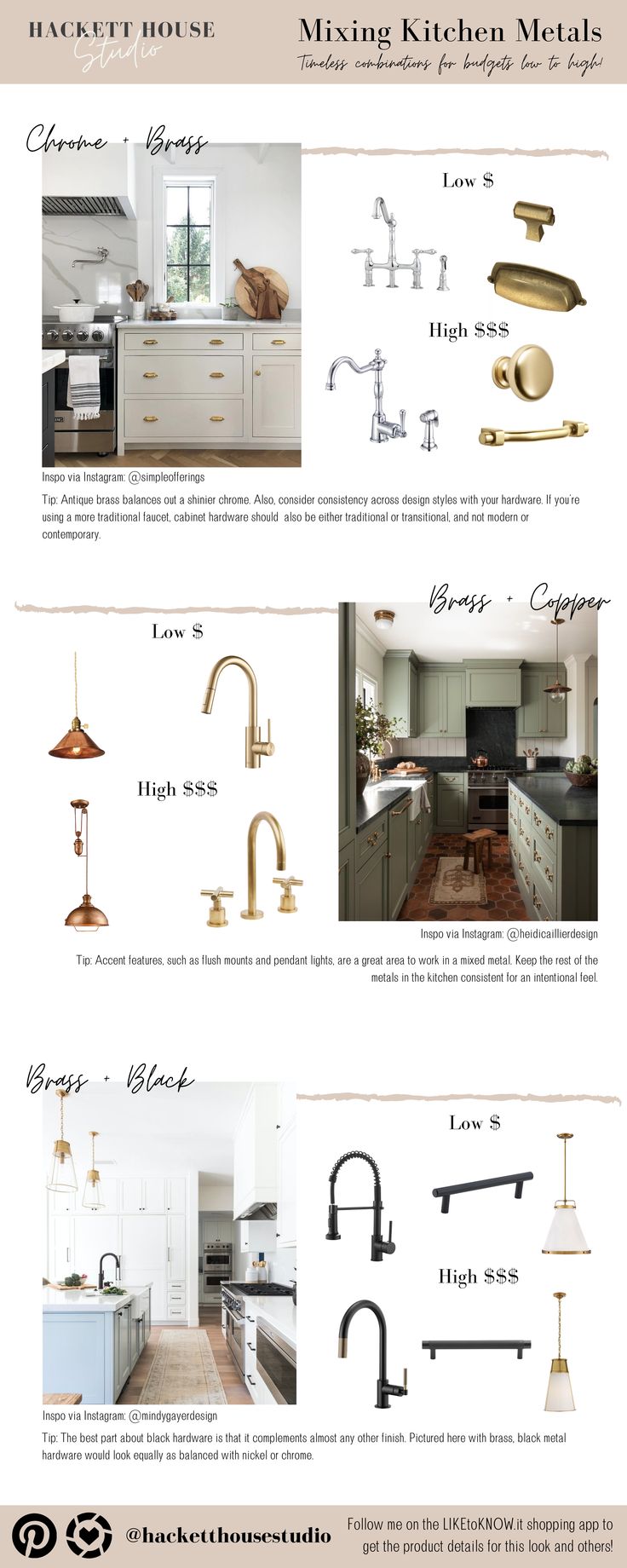 the kitchen layout is shown in this brochure, with images of different types of appliances