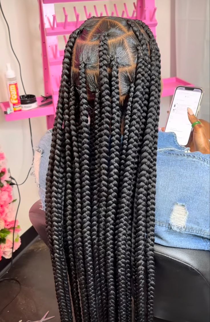 Twisted Hair, Braided Hairstyles For Black Women Cornrows, Big Box Braids Hairstyles, Feed In Braids Hairstyles, Cute Braided Hairstyles, Cute Box Braids Hairstyles, Pretty Braided Hairstyles, Girls Hairstyles Braids, Girls Braids