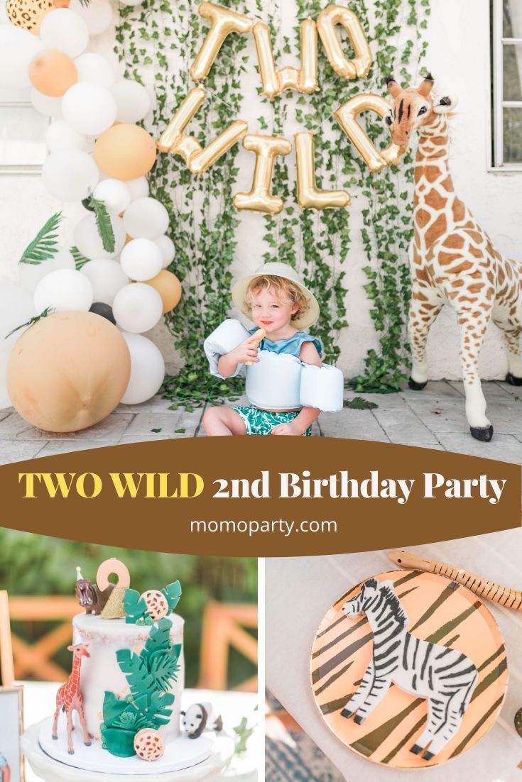 two wild 2nd birthday party with jungle theme