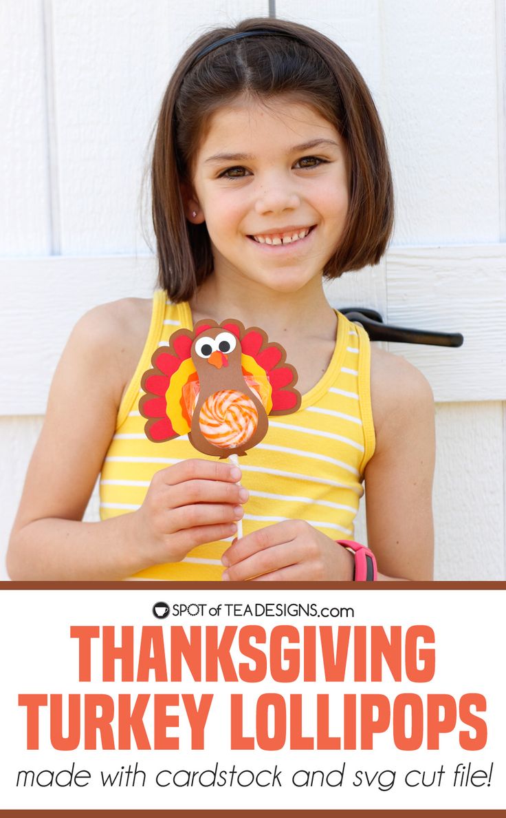 Thanksgiving Turkey Lollipops - Spot of Tea Designs Turkey Lollipops, Friendsgiving Party, Tea Design, Pass Out, Turkey Design, Kid Table, Holiday Weekend, Thanksgiving Turkey, Silhouette Machine