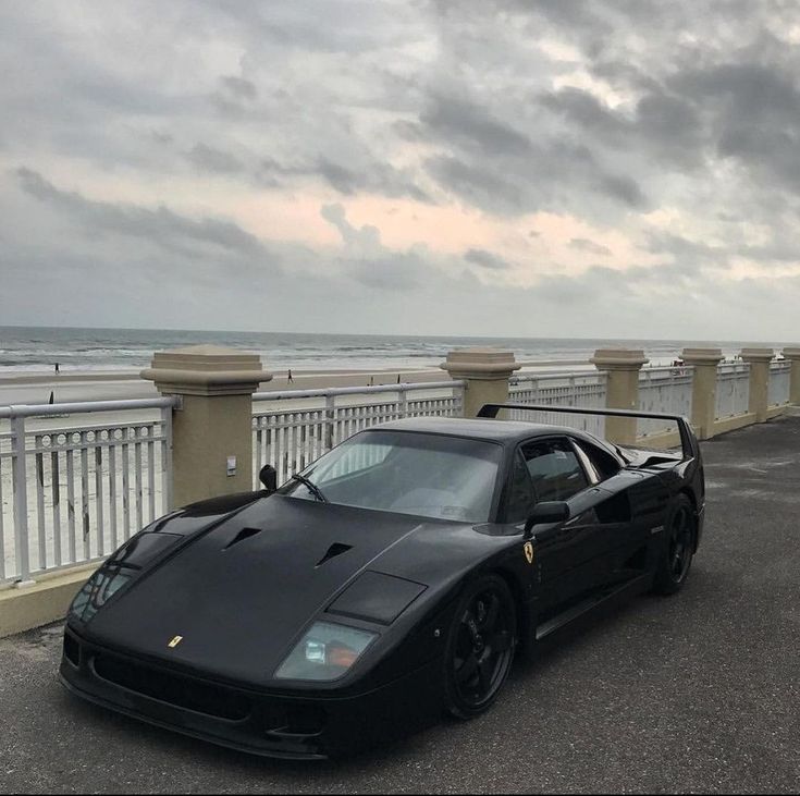 car ferrari f40 Ferrari F40 Black, F40 Black, Black Ferrari, Car Boot, Ferrari F40, Street Racing Cars, Classy Cars, Pretty Cars, Dream Garage