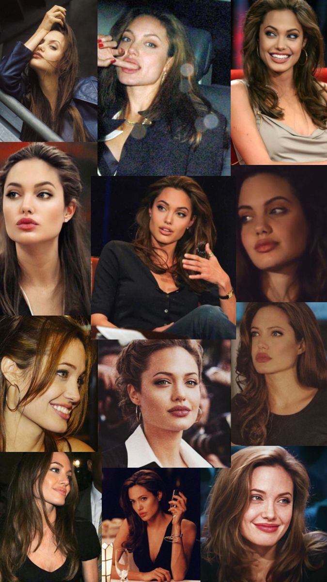 many different pictures of the same woman