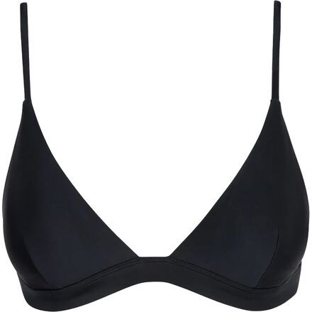 With its combination of style, support, and sustainability, the Rhythm Classic Bralette Bikini Top is a must-have for our swimsuit collection. Perfect for island vacations or just laying out by the pool, this triangle-style bikini top is fully featured with adjustable straps, removable padding, and zinc alloy hardware that is chlorine and saltwater-safe. Polyamide Triangle Top Swimwear For Vacation, Solid Color Triangle Top For Sunbathing, Padded Triangle Top Swimwear For Poolside, Summer Triangle Top Swimwear In Polyamide, Padded Swimwear For Sunbathing, Polyamide Triangle Top Swimwear For Beach Season, Polyamide Triangle Top Swimwear For Sunbathing, Padded Triangle Top Swimwear For Vacation, Nylon Swimwear With Triangle Top And Bra Friendly