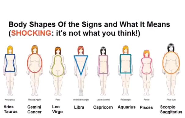 the body shapes of signs and what it means