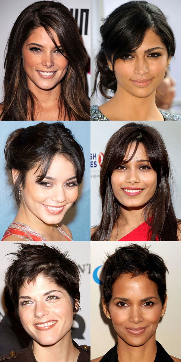 The best bangs for diamond face shapes: http://beautyeditor.ca/2014/07/04/best-bangs-for-diamond-face-shape/ Diamond Face Shape Hairstyles, Diamond Face Hairstyle, Celebrity Beauty Secrets, Haircut Types, Face Shape Hairstyles, Diamond Face Shape, Diamond Face, How To Style Bangs, Cool Haircuts