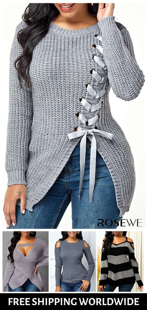 2019 fall sweater fashion, 2019 fall fashion outfit, fall outfits, women's fashion, fashion, fall fashion, sweater, outfits, fall outfits, winter outfit, chic sweater, fashion sweater, pullover sweater, modest sweater, long sleeve sweater, round neck sweater, casual sweater, casual style, sweater style, outfit style, rosewe, 2019 fall outfit, 2019 fashion, chic sweater, women's sweater, rosewe sweater. Fall Fashion Sweaters, Vetements Shoes, Fall Sweaters For Women, Mode Tips, Pullover Mode, Womens Trendy Tops, Outfit Trends, Chic Sweaters, Fall Fashion Outfits