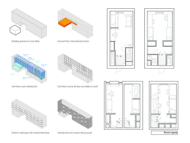 the floor plan for an office building with several different sections and areas to be viewed