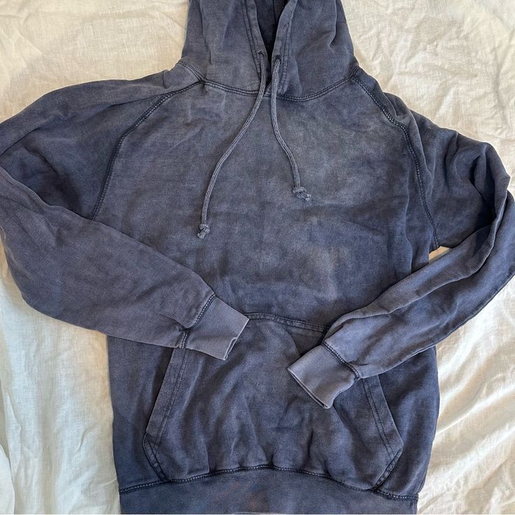 Washed But Never Worn Blue Hoodie Sweatshirt Size Small All Offers & Questions Welcome! Sporty Long Sleeve Hoodie In Faded Color, Sporty Long Sleeve Faded Hoodie, Faded Long Sleeve Sweatshirt With Drawstring Hood, Acid Wash Long Sleeve Hoodie With Ribbed Cuffs, Blue Washed Cotton Sweatshirt, Faded Winter Sweatshirt With Drawstring Hood, Sporty Acid Wash Sweatshirt With Pockets, Blue Washed Cotton Hoodie, Casual Relaxed Fit Faded Hoodie