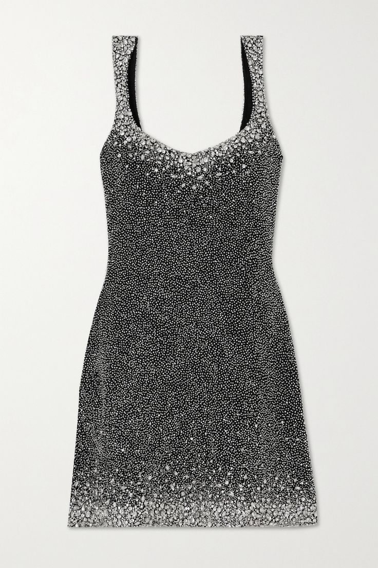 EXCLUSIVE AT NET-A-PORTER. Clio Peppiatt's dresses are like canvases for her intricate beading - each one tells an enchanting story. Made from stretch-mesh, this design has been embellished by hand to resemble a magical night sky. The twinkling decorations make it feel incredibly weighty. Luxury Fitted Embellished Dress, Luxury Sequin Mini Dress For Summer, Luxury Summer Mini Dress With Sequins, Luxury Embellished Summer Dress, Fitted Bedazzled Mini Dress For Evening, Beaded Fitted Sequin Dress, Fitted Bedazzled Mini Dress For Cocktail, Evening Embellished Fitted Mini Dress, Sparkling Fitted Summer Dresses