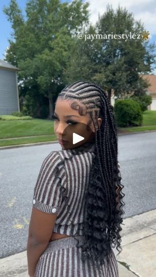 41K views · 4.7K reactions | The exact way you love it?? ✂️: half&half, quickweave he stitches 🔥🔥🔥🔥______👉 Follow, @braidersdirectory for exciting hairstyles and hairstylists 📩DM FOR DIFFERENT PROMO /ADS PACKAGES AVAILABLE  🔍Check out my highlights, stories, and link in bio for available stylists and special deals going on  ______________________  ✂️Featured stylist: @jaymariestylez 📍: #bowiemd DM HER👆 FOR THIS STYLE  ______________________  CHECK OUT AND FOLLOW 👇  ✂️ @WHATHAIRDAILY for dopest🔥 wigs and weaves styling tutorials 💅@NAILSTALKDAILY for dopest🔥 nail arts tutorials and fashion ______________________  IGNORE  #braids #braidstyles #hair #naturalhairstyles #crochetbraids  #knotlessbraids #lemonadebraids #boxbraids #protectivestyles #dmvstylist #dmvbraider #dmvbraids #b Half Feed In Braids Half Sew In Curly, Feed In Braid, Braided Hairstyles For Black Women, Sew In, Special Deals, Nail Art Tutorial, Nail Arts, Crochet Braids, Protective Styles