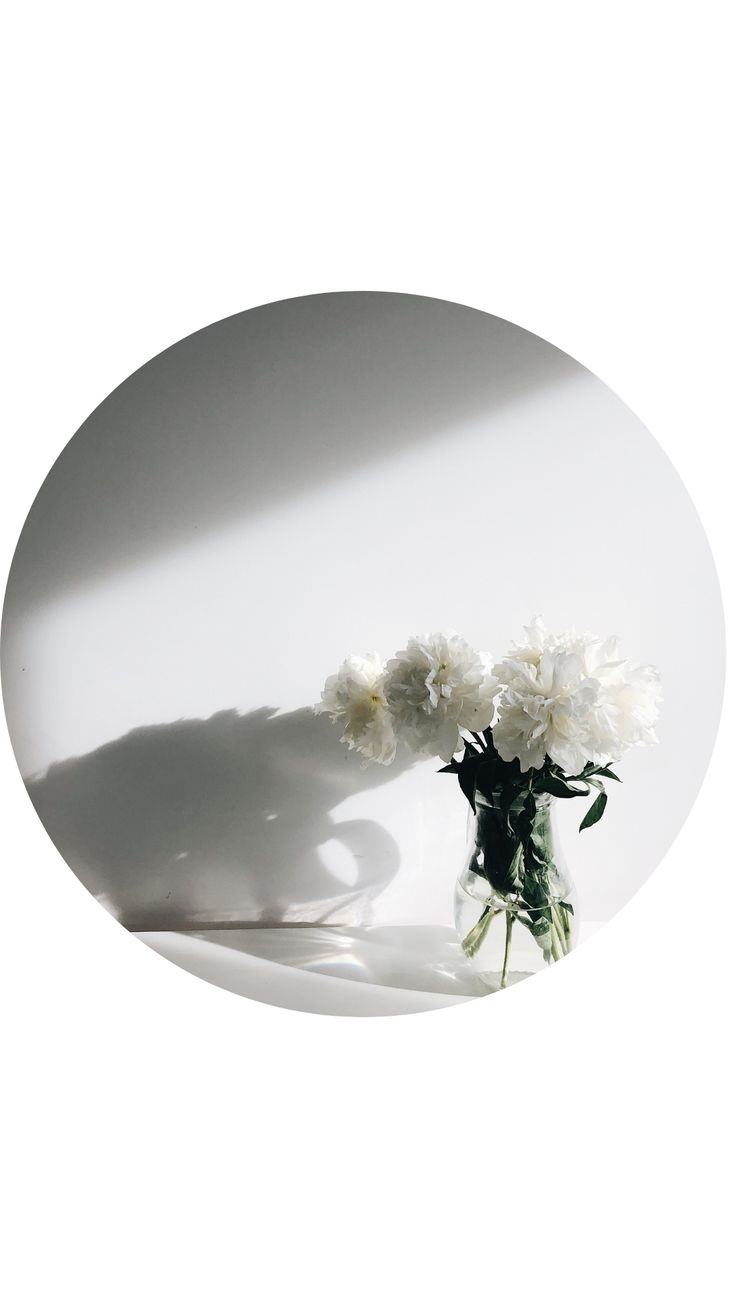 a vase with white flowers in it sitting on a table