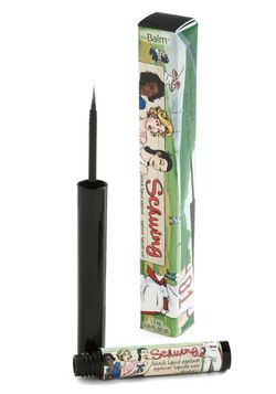 theBalm Precisely! Liquid Eyeliner 80s Makeup Products, The Balm Cosmetics, Easy Winged Eyeliner, Eyeshadow For Green Eyes, Eyeliner Shapes, How To Do Eyeliner, Winged Eyeliner Tutorial, 80s Makeup, Eyeliner For Beginners