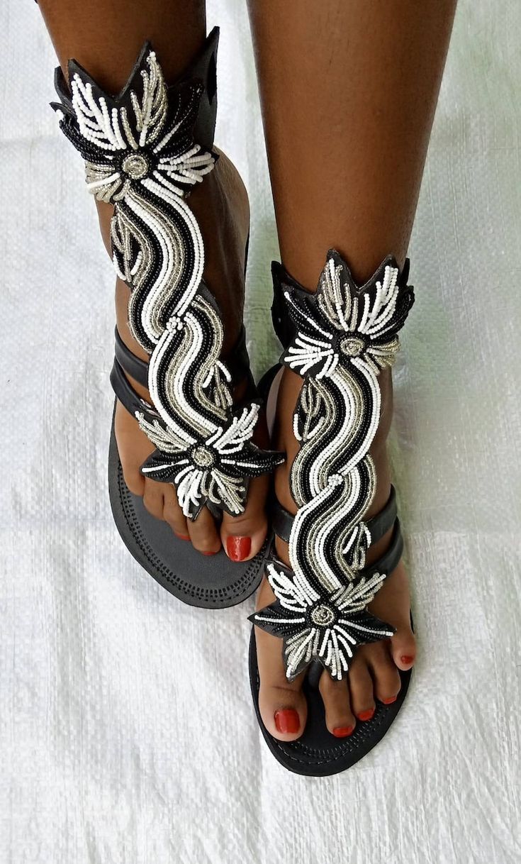 Sandals Colorful, African Sandals, Colorful Sandals, Gold Gladiator Sandals, Summer Leather Sandals, Bohemian Sandals, Gladiator Shoes, Beaded Shoes, Sandals Gladiator