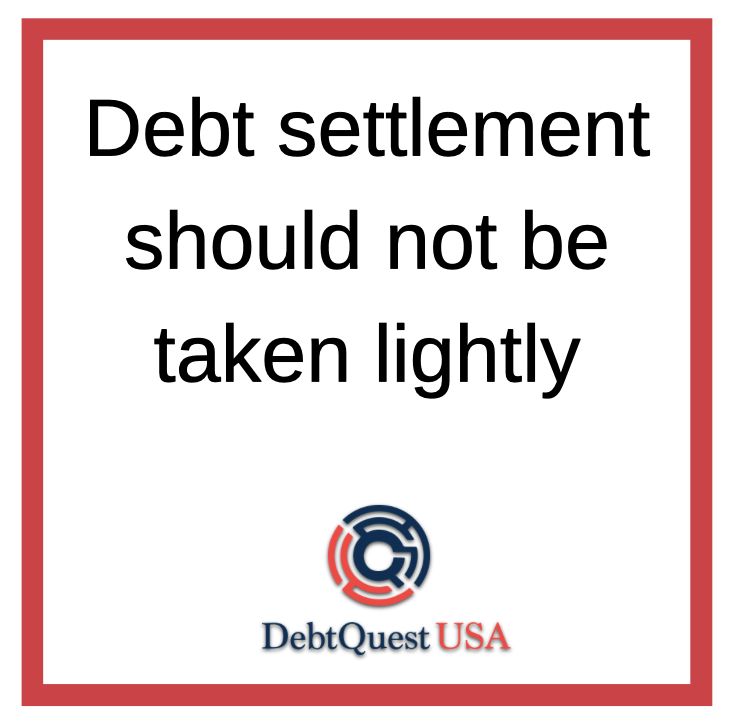 the quote debt statement should not be taken lightly