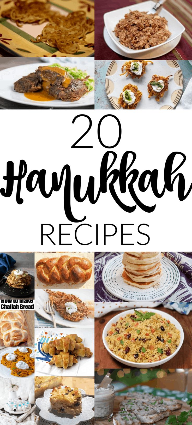 the cover of 20 saukkah recipes is shown with images of different foods