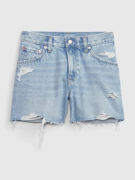 4" Low Rise Stride Denim Shorts with Washwell | Gap Casual Washed Bottoms By Gap, Gap Denim Bottoms For Everyday Wear, Casual Gap Jean Shorts For Summer, Casual Summer Jean Shorts By Gap, Everyday Denim Bottoms By Gap, Gap Denim Bottoms For Everyday, High Rise Jean Shorts By Gap For Summer, Casual Cutoff Bottoms By Gap, Gap Casual Summer Jeans