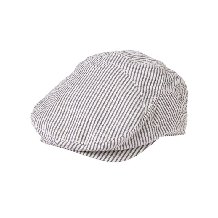 Gymboree Dressed Up. Seersucker Gray And White Striped Newsboy Hat. Brand New, With Tag Attached. Size Small >> Bundle To Save! White Flat Cap For The Beach, White Flat Cap For Beach, Driving Cap, Floral Bucket Hat, Fox Hat, Blue Beanie, Brown Polka Dots, Baby Sun Hat, Ribbon Headbands