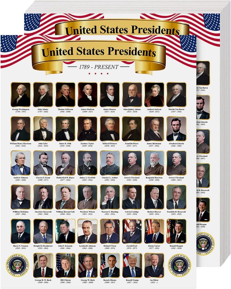 the official presidents of the united states poster