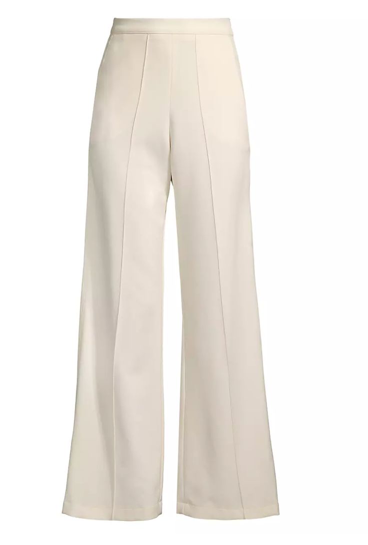 Turn heads with these high-waisted bootcut trousers! With their sleek pintuck design and daring high-waist, these trousers are your go-to for any bold fashion statement. Ready for the runway? Make a statement with these trousers! Style #: F3-S16-358-PNT Content: 92% Polyester, 8% Spandex Side pockets Pin tuck details boot cut Sideseam zipper Model is a size 5'8" and wearing a size Small Dry Clean Only See size chart HERE Read the Return and Change Policy Styling Pants, Bootcut Dress Pants, Bootcut Trousers, Boot Cut Pants, Workwear Brands, Striped Wide Leg Pants, Sleeves Designs For Dresses, Bootcut Pants, Work Wear Women