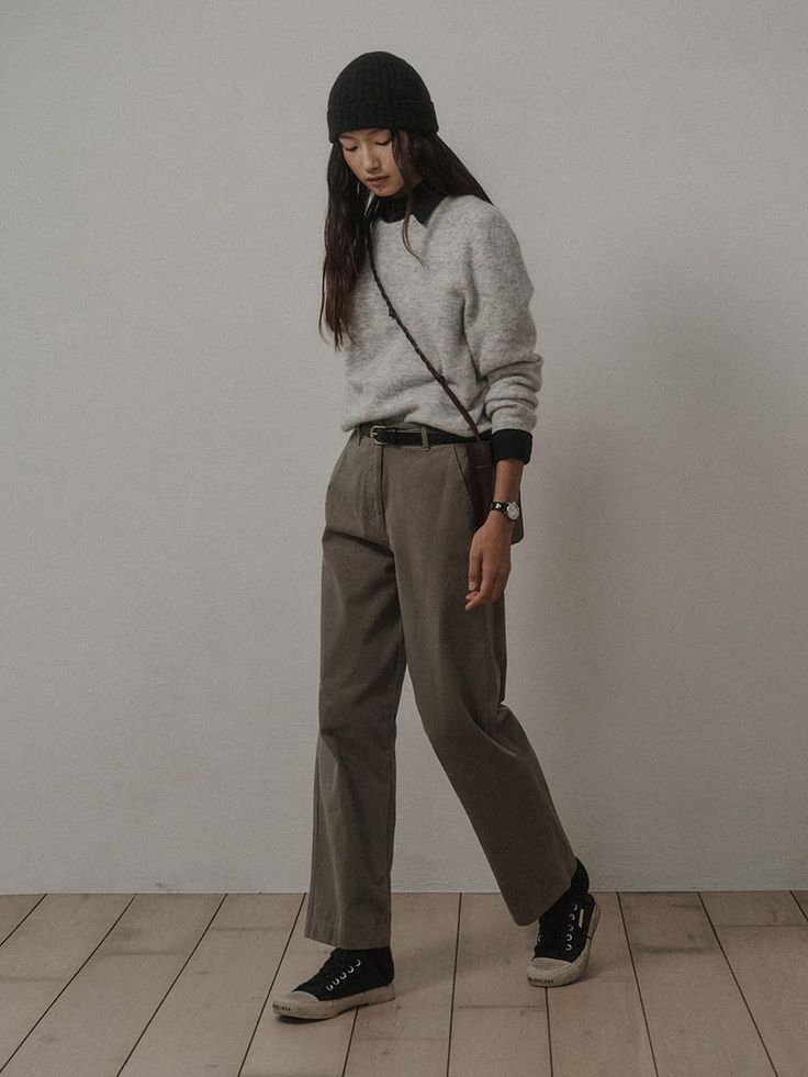 Composition : Cotton 100%Color : Khaki_S,Khaki_MCountry of Origin : Republic of Korea Fall Fits, Color Khaki, Chinos Pants, Casual Pants, Composition, The Originals, Clothes For Women, Pants, Clothes