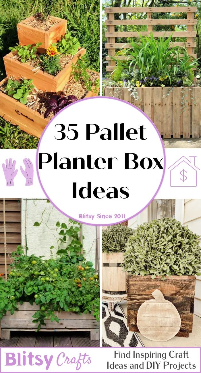 the best diy pallet planter box ideas