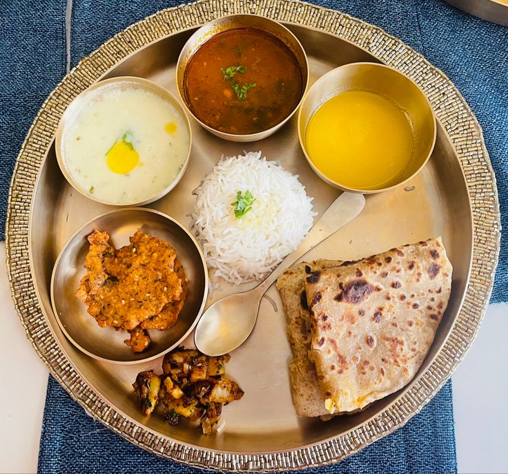 a plate filled with different types of food