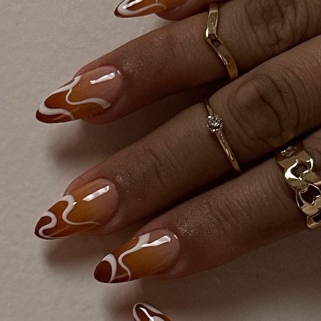 Edith✨️ Nail Artist | Gel-X Educator | Brea, CA 📍 on Instagram: "🧡🤎 @apresnailofficial Natural Almond Medium @rarjsmofficial Milky Rose Base ✨Code CHIBI for 20% off✨ January availability is on my story! DM me to book ✴️ HOUSE CALLS AVAILABLE ✨ NEW CLIENTS: Book with me and receive $15 off your first visit! 🫶🏽 Refer a friend and you both receive $10 off! ✨ ‼️NEW YEARS PROMO‼️ 1:1 Intro to Gel-X classes available for $800! ✨✨PAYMENT PLANS AVAILABLE ✨✨ What’s included? Full nail kit valued at $400 (includes everything you will need to get started) Apres starter kit Certificate of Completion (Not a license) Lifetime Mentorship What you will learn: •Prepping the natural nail •Cuticle care •Applying Gel-X tips •Filing and re-sizing •Extend gel ratio per nail •How to soak off the Pale Nails Designs, Very Detailed Nails, Clear Gel X Nail Designs, Nails Inspired By Books, Natural Base Nails, September Nail Designs 2024, Fall Short Almond Nails Ideas, Creative French Nails, Short Gel X Nails Almond