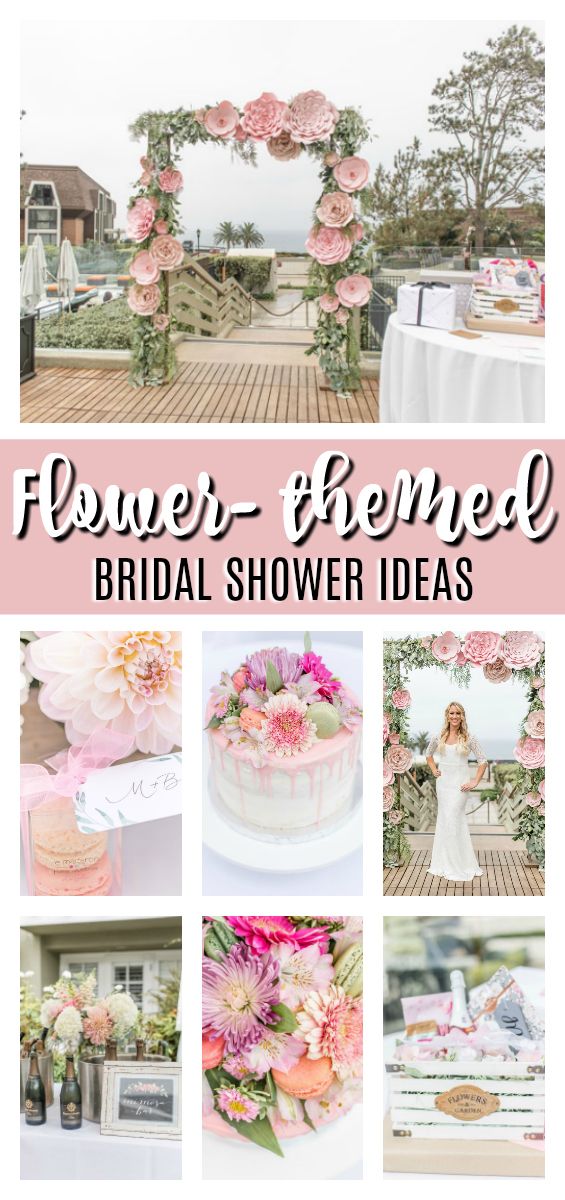 flowers - themed bridal shower ideas that are perfect for the bride and groom to enjoy