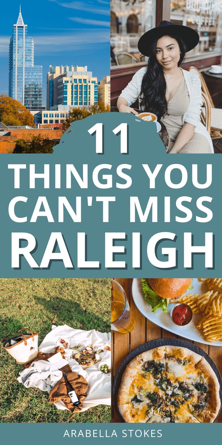 the cover of 11 things you can't miss in raleigh