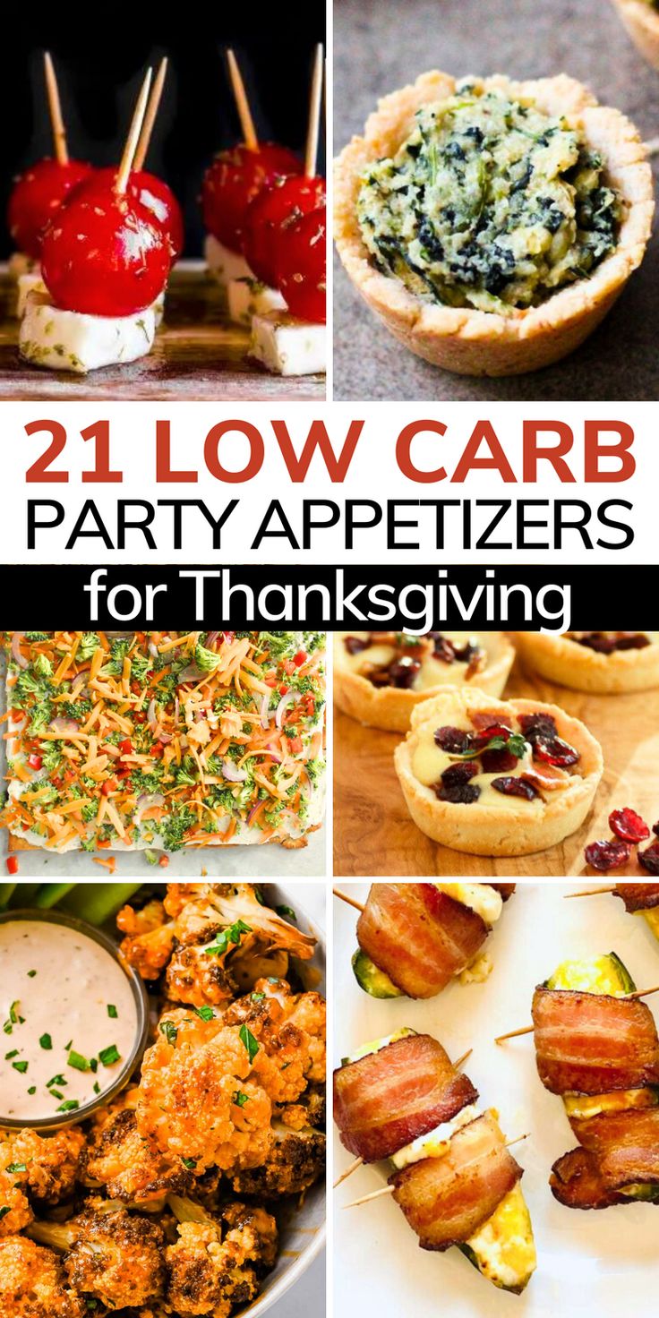 21 low carb party appetizers for thanksgiving