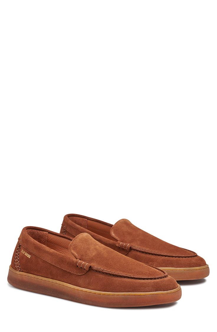 Perfect for everyday wear, this suede loafer is made with a gum latex sole that keeps every step comfortable and supported. Contains natural rubber latex Leather upper and lining/synthetic sole Made in Portugal Suede Loafers, Burnt Orange, Loafers Men, Gum, Everyday Wear, Leather Upper, Loafers, Nordstrom, Leather