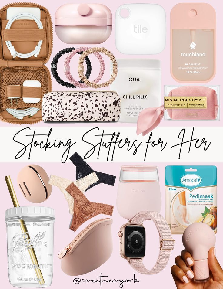 a collage of items that include makeup, hair products and other things to wear