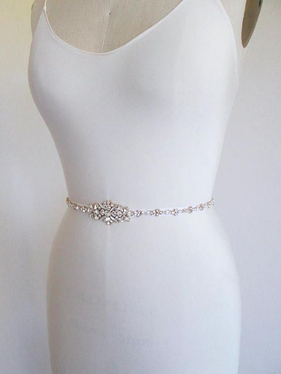 Swarovski crystal skinny bridal belt sash Wedding belt sash Silver Fitted Sash For Party, Fitted Silver Sash For Party, Fitted Rhinestone Belts For Party, Fitted Silver Crystal Bridal Belt, Silver Fitted Bridal Belt For Formal Occasions, Fitted Rhinestone Sashes For Party, Party Fitted Sashes With Rhinestones, Fitted Bridal Belt With Rhinestones And Crystal, Bridal Belt With Rhinestones And Crystal