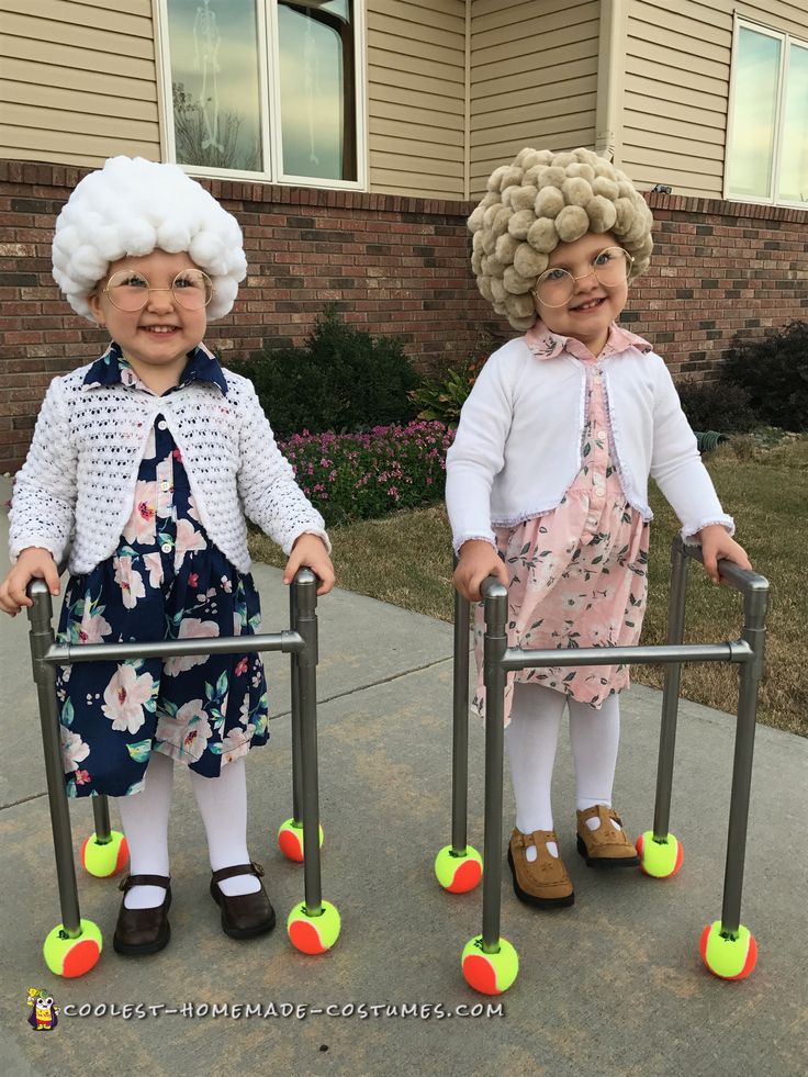 Web's Largest Costume Gallery Diy Old Lady Costume, Baby Old Lady Costume, Kids Old Lady Costume, Old Lady Halloween Costume, Old Lady Halloween, Granny Costume, Grandma Costume, Old Lady Costume, Halloween Costume Toddler Girl