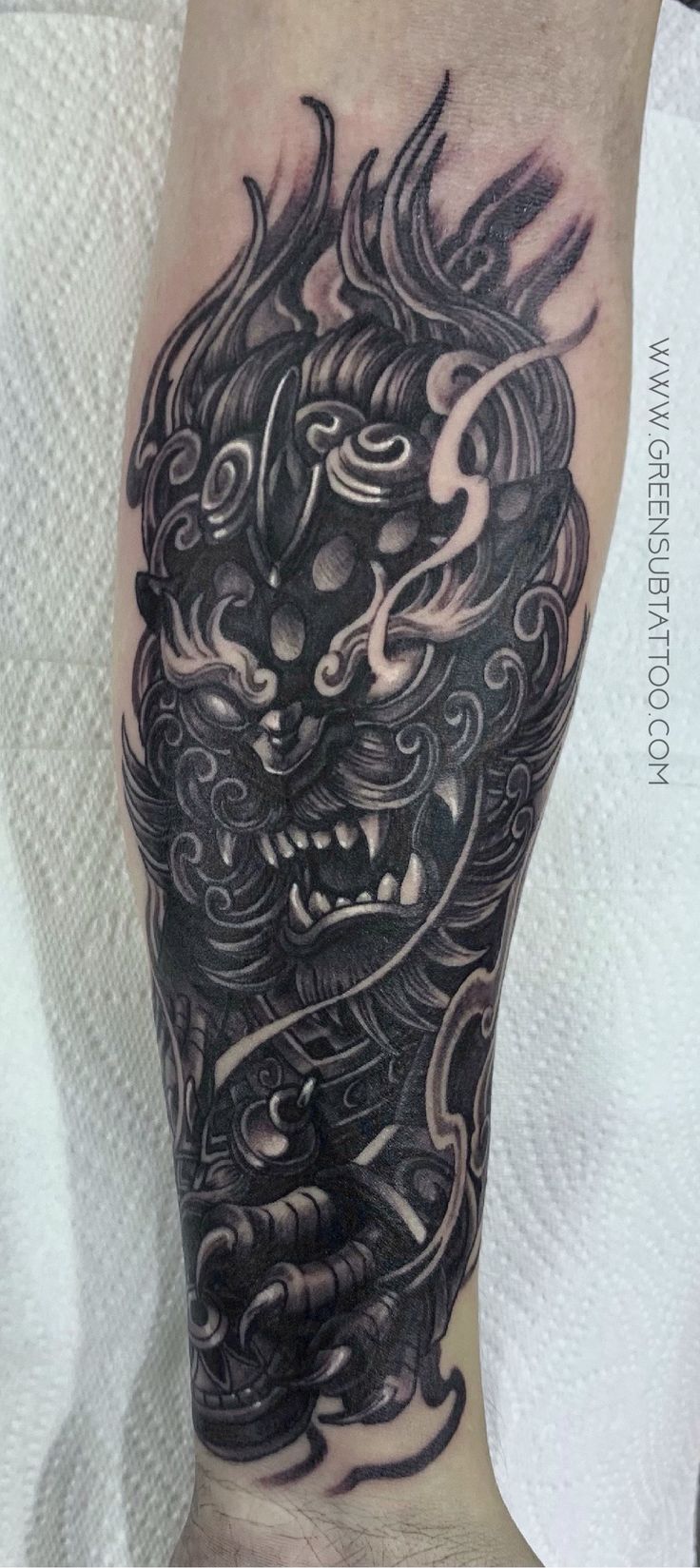 Chinese Lion Tattoo Foo Dog, Foo Lion Tattoo, Chinese Dog Tattoo, Chinese Lion Tattoo, Japanese Lion Tattoo, Foo Dog Tattoo Design, Foo Dog Tattoo, Chinese Dog, Lion Drawing