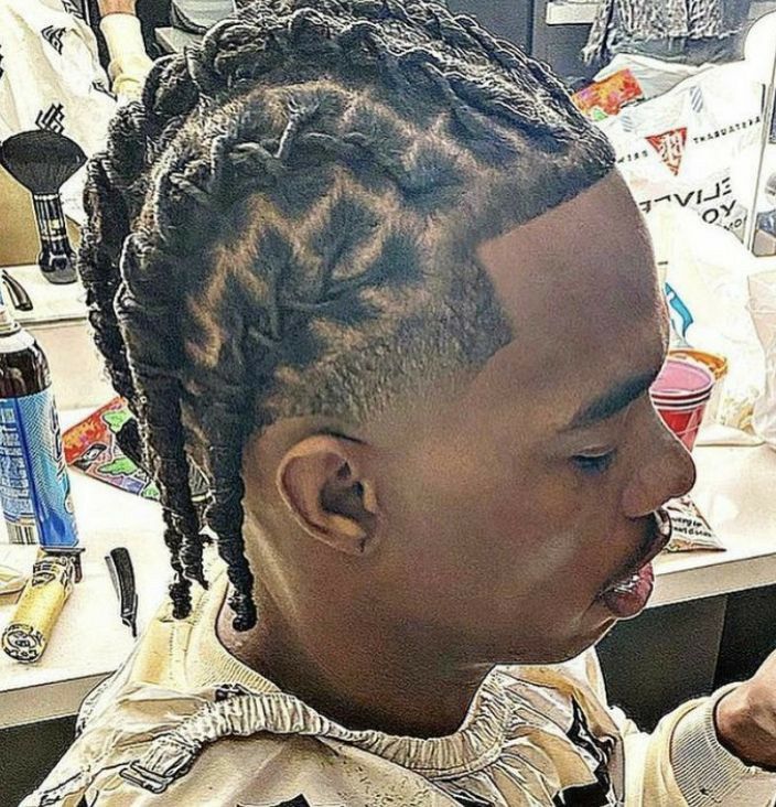 Locs Braided To The Back Men, Dreads Styles Men Short, Braids For Dreads Men, Loc Braid Styles For Men, Dreads Styles For Men Braids, Haircuts For Dreads, Dreads Braided Men Style Long, Dreads Braided Men Style Short, Loc Styles For Men Braids