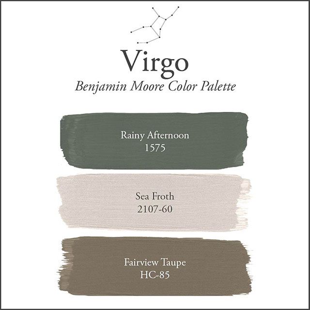 the color palette for virgo's new paint range