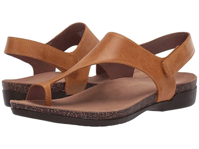 Dansko Reece (Mango Waxy Burnished) Women's Sandals Make this the summer of sleek looks with the Reece from Dansko. Full-grain suede uppers with an open toe. Slingback strap with adjustable hook-and-loop fastener. Goring at instep. Smooth and breathable leather linings. Molded memory foam footbed for all-day comfort. Lightweight EVA and cork midsole. Durable rubber outsole. Imported. Measurements: Heel Height: 1 1 4 in Weight: 10 oz Platform Heig #Dansko #Shoes #OpenFootwear #CasualSandal #Brown Best Walking Sandals, Casual Leather Sandals, High Heel Sandals Outfit, Travel Local, Comfortable Walking Sandals, Best Flip Flops, Most Comfortable Sandals, Travel Sandals, Sandals Outfit