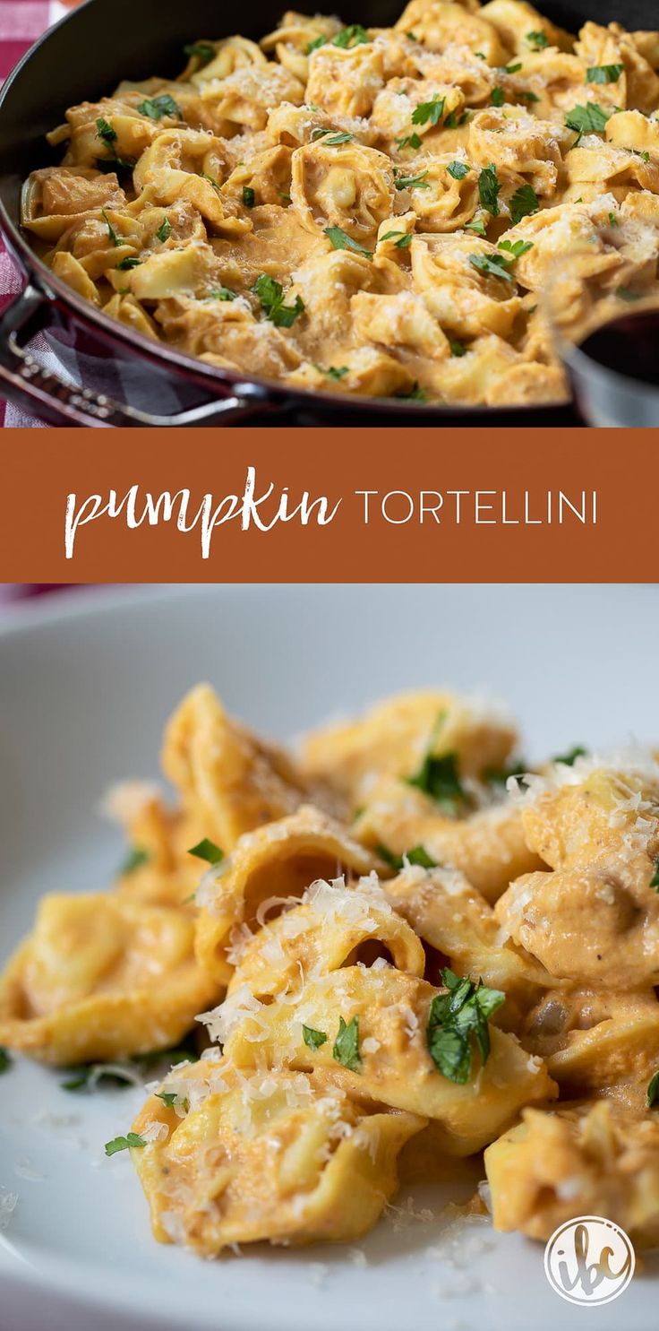 this is an image of pumpkin tortellini