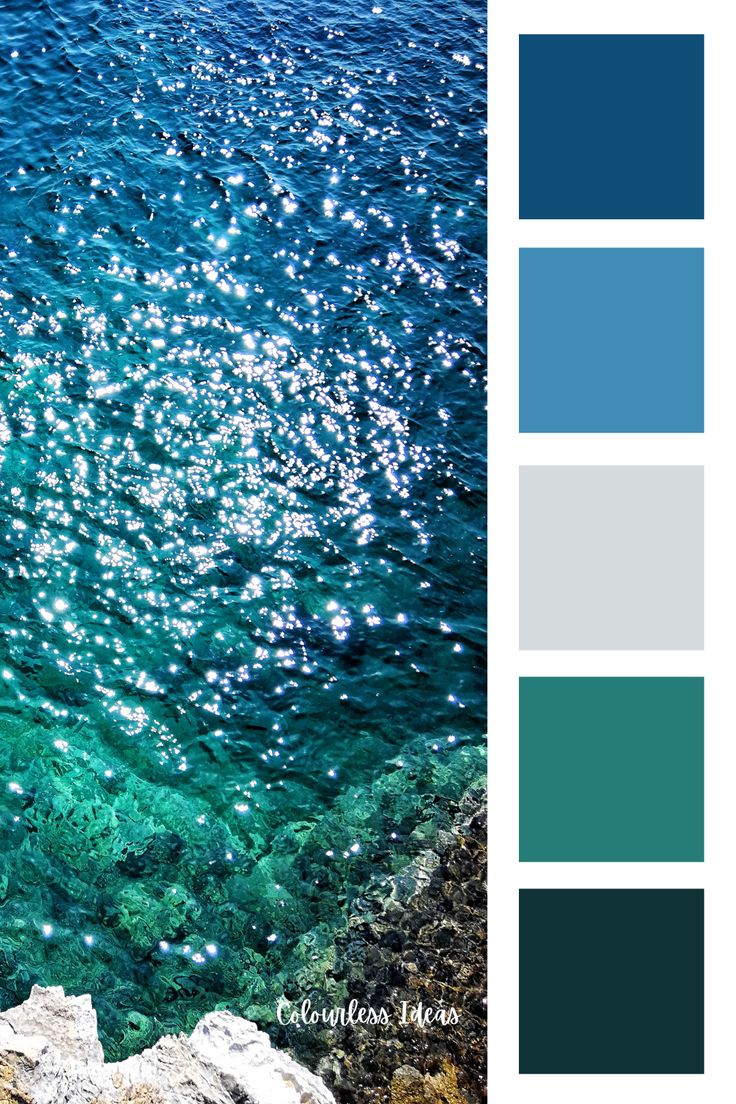 Follow for more colour palettes Ocean Colour Pallette, Ocean Blues Palette, Soft Blue Colour Palette, Neptune Color Palette, Ocean Palette Colour Schemes, Ocean Color Scheme, Deep Ocean Color Palette, Sea Colour Palette, Cyan Color Palette