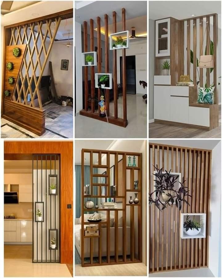 there are many different types of wooden partitions