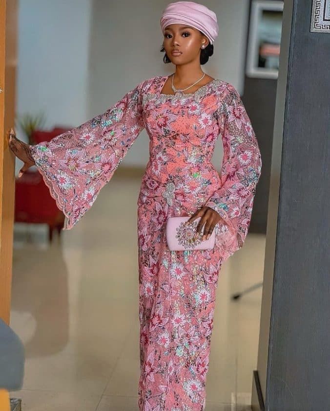 20 Latest and Best Pictures of Owambe Styles. Cord Lace Gown Styles Aso Ebi, Cord Lace Gown Styles, Latest Lace Styles, Latest Asoebi Styles, Owambe Styles, Aso Ebi Lace Styles, Latest Aso Ebi Styles, Trendy Ankara Styles, Nigerian Lace Styles Dress