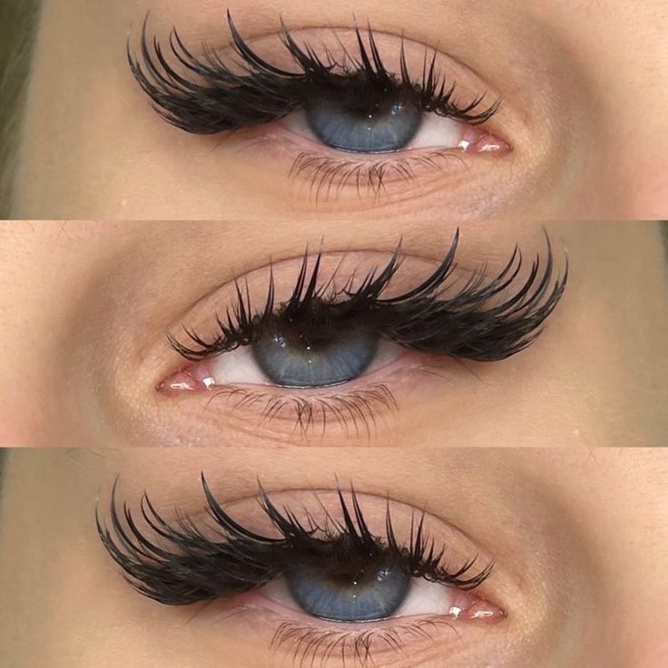 Flared Eyelash Extensions, Mascara On Lashes, Mascara Effect Lash Extensions, Wet Eyelash Look, Wet Mascara Lash Extensions Look, Wet Mascara Lash Extensions, Lash Extensions Wet Look, Wet Lashes Look Extensions, Pretty Lash Extensions