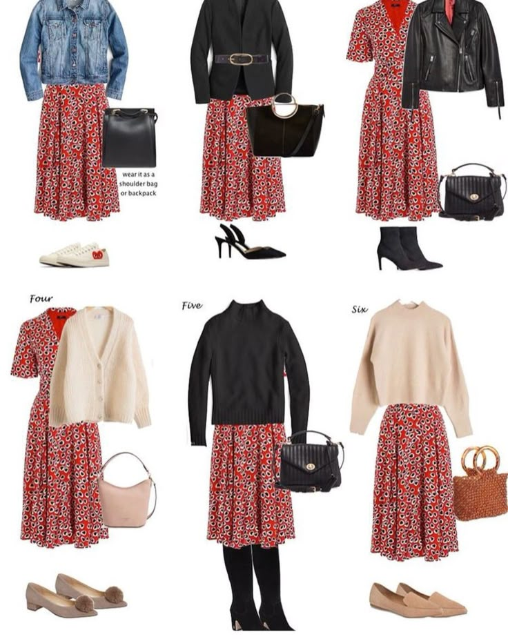 Ways To Wear A Dress, Fashion Capsule Wardrobe, Capsule Outfits, Mode Casual, Fashion Capsule, Modest Clothing, 가을 패션, Mode Inspiration, Outfits Casuales