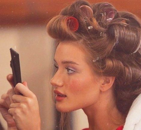 I Love Being A Woman, Love Being A Woman, Rosie Huntington, Vogue Beauty, Huntington Whiteley, Being A Woman, Rosie Huntington Whiteley, Hair Rollers, Hair Curlers