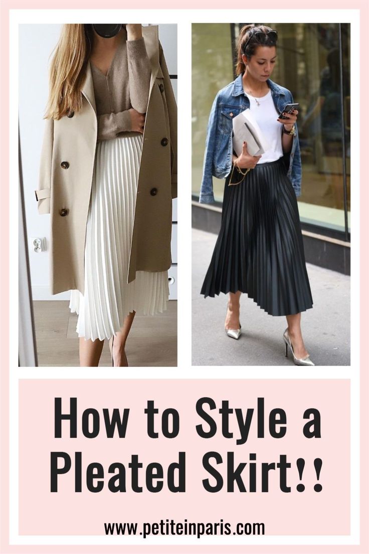 Pleated Wool Skirt Outfit, Ivory Pleated Skirt Outfit, Long Pleated Skirt Outfit Formal, What To Wear With A Pleated Skirt, Classic Pleated Skirt For Fall, Non-stretch Pleated Skirt For Fall, Trendy Midi-length Pleated Skirt, Chic Midi-length Pleated Skirt For Day Out, Skirt Outfit Pleated